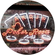 Poker Room LED Light Sign - LED Gift Works