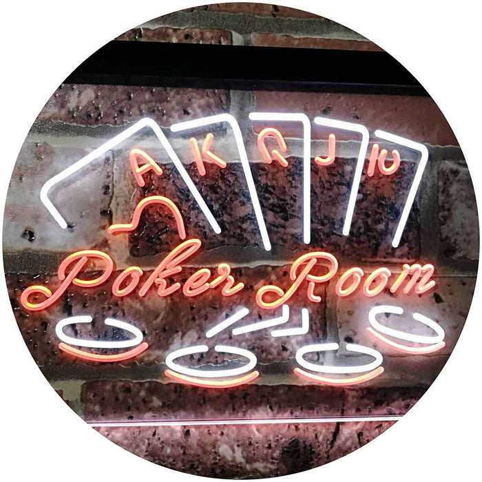 Poker Room LED Light Sign - Way Up Gifts