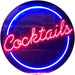 Cocktails Bar LED Light Sign - Way Up Gifts