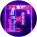 Family Name Letter F Monogram Initial LED Light Sign - Way Up Gifts