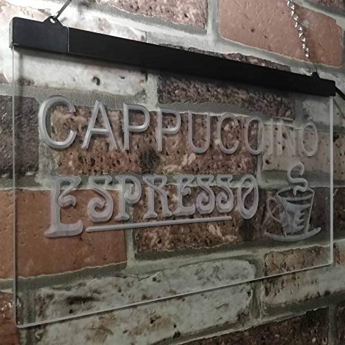 Coffee Cappuccino Espresso LED Light Sign - Way Up Gifts