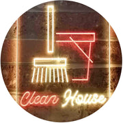 Clean House Helper Maid Service LED Light Sign - LED Gift Works
