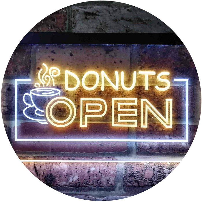 Donuts Open LED Light Sign - Way Up Gifts
