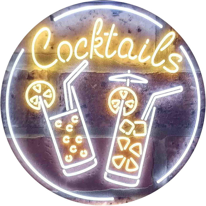 Cocktails LED Light Sign - Way Up Gifts