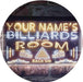 Personalized Pool Billiards Room LED Light Sign - Way Up Gifts