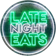 Late Night Eats LED Light Sign - LED Gift Works