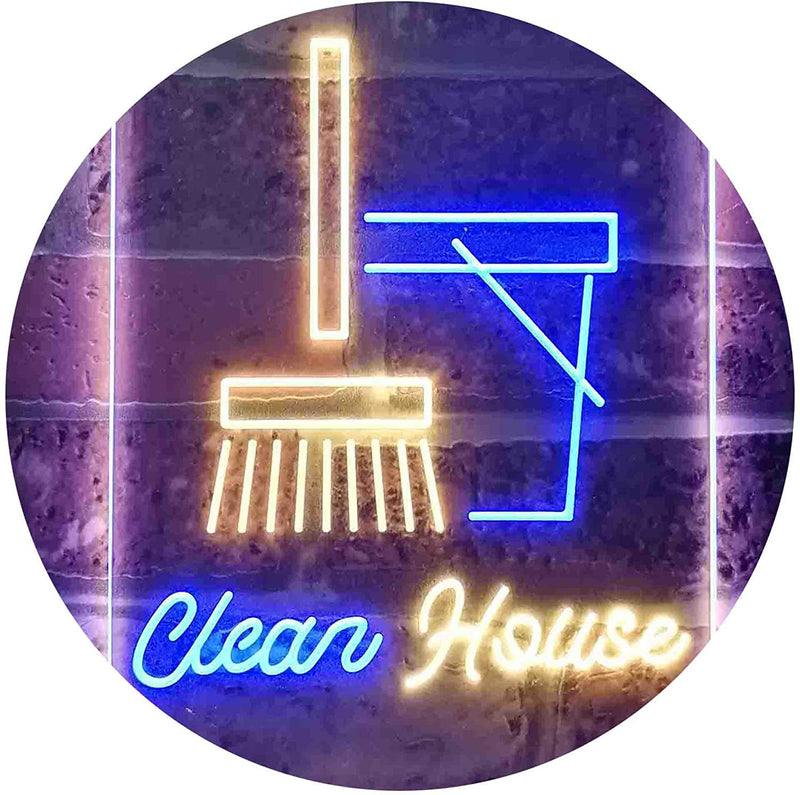 Clean House Helper Maid Service LED Light Sign - LED Gift Works