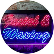 Facial Waxing LED Light Sign - LED Gift Works
