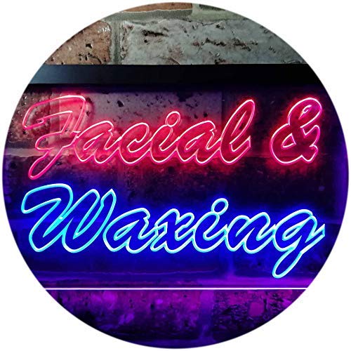Facial Waxing LED Light Sign - Way Up Gifts