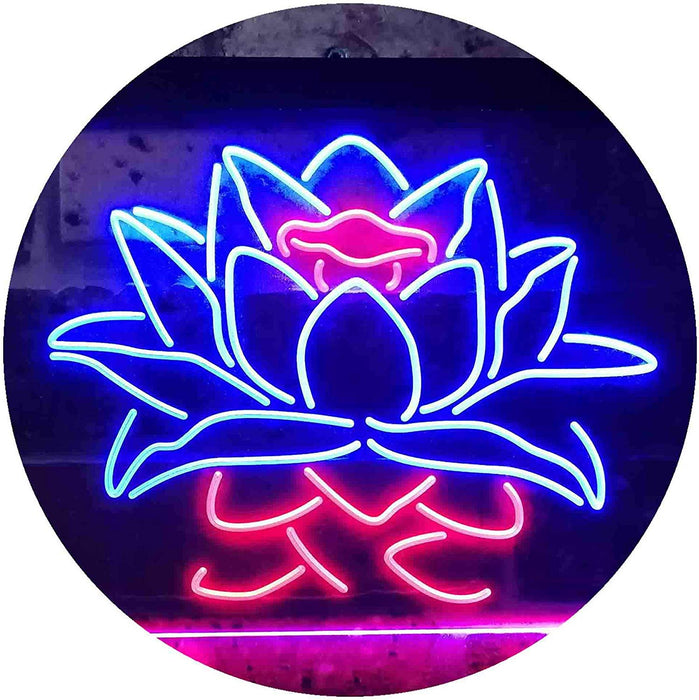 Lotus Flower LED Light Sign - Way Up Gifts
