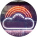 Rainbow Cloud Kids Room Decor LED Light Sign - Way Up Gifts
