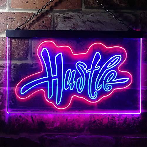 Graffiti Hustle LED Light Sign - Way Up Gifts