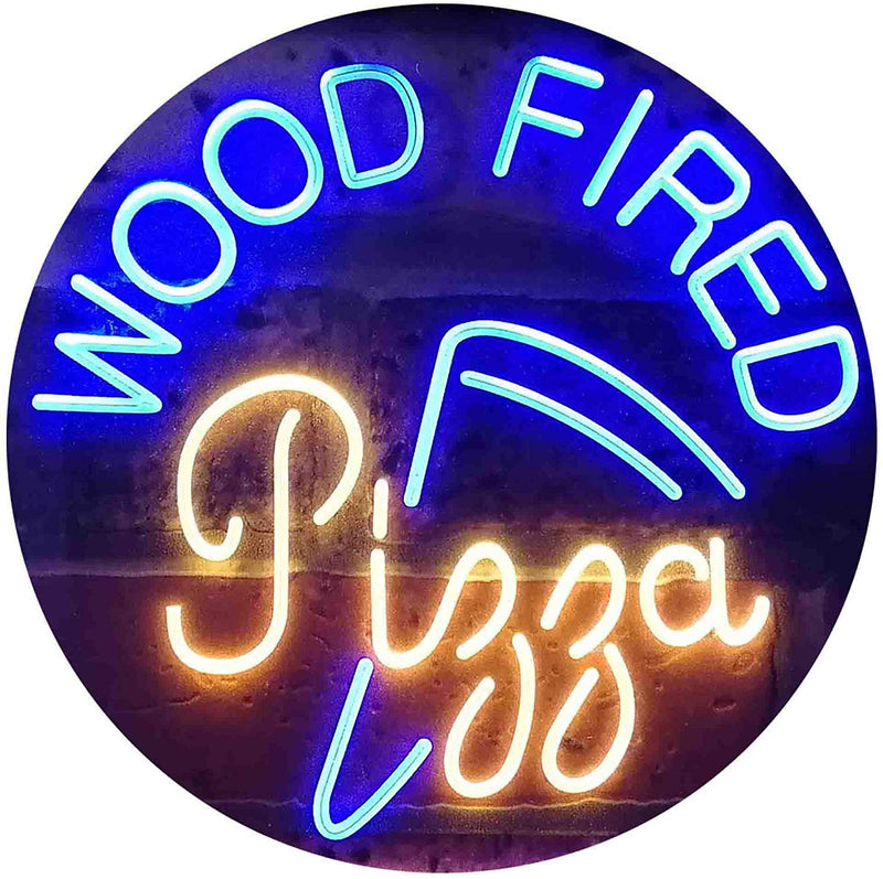Wood Fired Pizza LED Light Sign - LED Gift Works