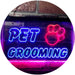Paw Print Pet Grooming LED Light Sign - Way Up Gifts
