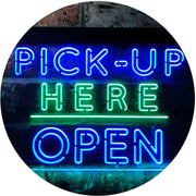 Pick Up Here Open LED Light Sign - LED Gift Works