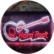 Guitar Hard Rock Music LED Light Sign - LED Gift Works