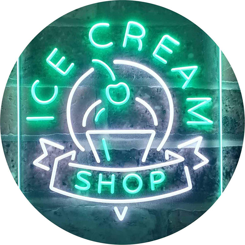 Ice Cream Shop LED Light Sign - LED Gift Works