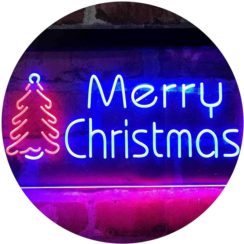 Merry Christmas Tree LED Light Sign - LED Gift Works