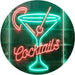 Cocktails Glass Bar Display LED Light Sign - Way Up Gifts