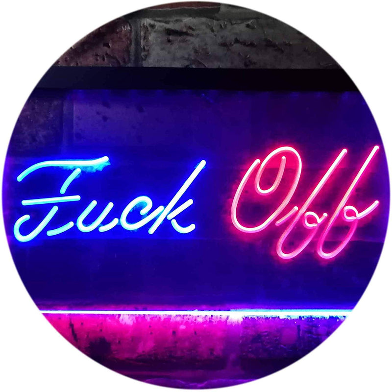 Fuck Off LED Light Sign - LED Gift Works