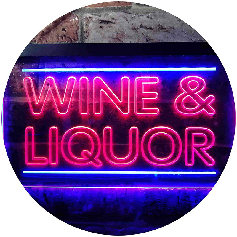 Wine Liquor LED Light Sign - LED Gift Works