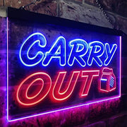 Food to Go Carry Out LED Light Sign - LED Gift Works
