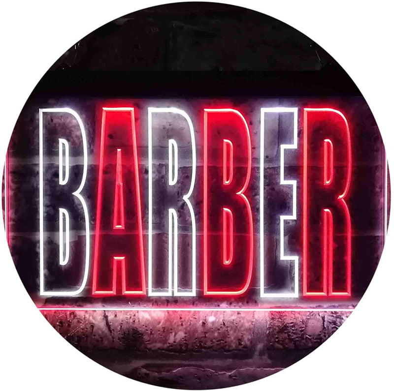 Barber LED Light Sign - LED Gift Works