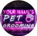 Personalized Paw Print Pet Grooming LED Light Sign - Way Up Gifts