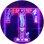 Family Name Letter T Monogram Initial LED Light Sign - LED Gift Works