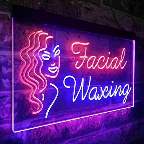 Facial Waxing LED Light Sign - Way Up Gifts