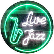 Music Live Jazz LED Light Sign - LED Gift Works