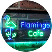 Flamingo Cafe LED Light Sign - LED Gift Works