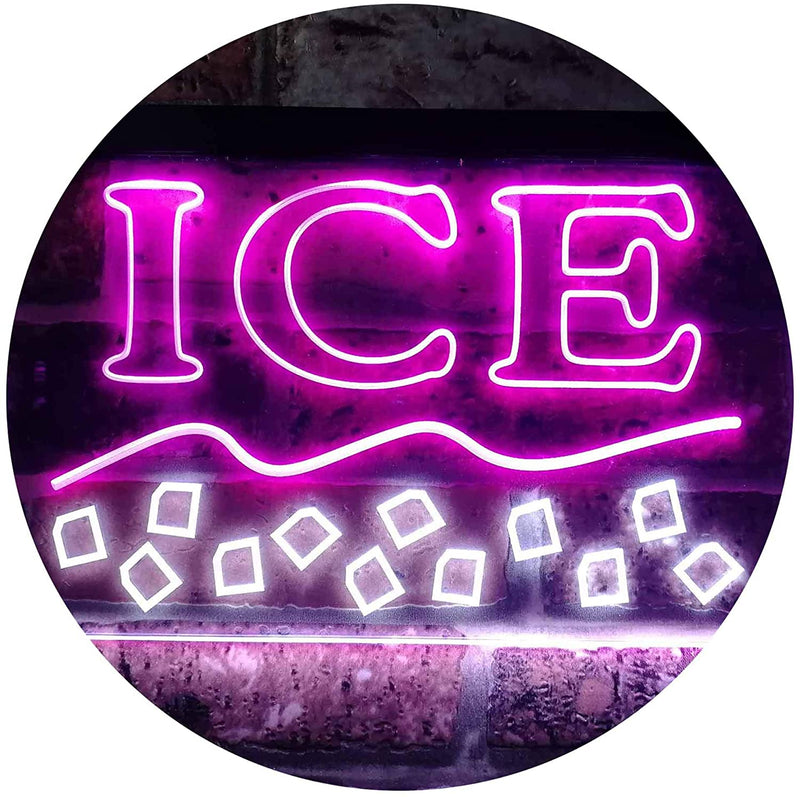 Ice Bags Supply Shop LED Light Sign - LED Gift Works