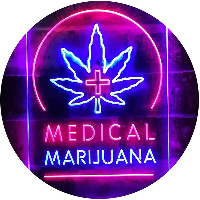 Medical Marijuana LED Light Sign - Way Up Gifts