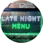 Late Night Menu LED Light Sign - LED Gift Works