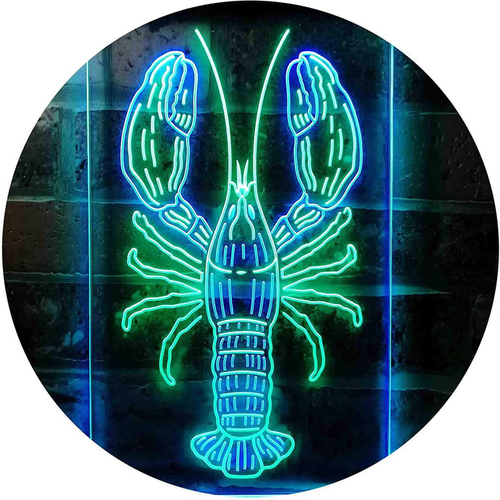 Lobster Seafood Restaurant LED Light Sign - Way Up Gifts