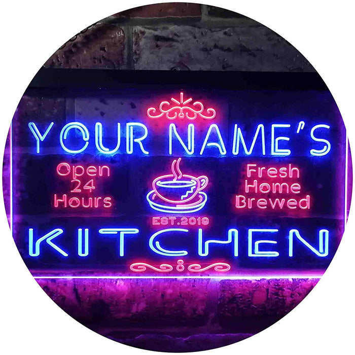 Personalized Home Kitchen Decor LED Light Sign - Way Up Gifts