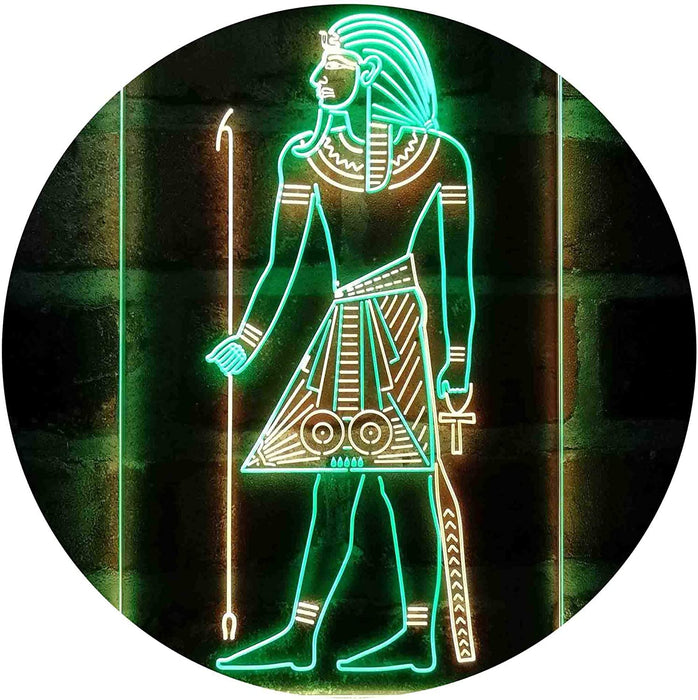 Egyptian Pyramids Ancient Egypt Menes Pharaoh LED Light Sign - Way Up Gifts