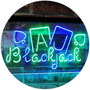 Poker Blackjack LED Light Sign - LED Gift Works