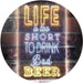 Life Too Short to Drink Bad Beer LED Light Sign - Way Up Gifts