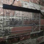 Entrance Right Arrow LED Light Sign - LED Gift Works