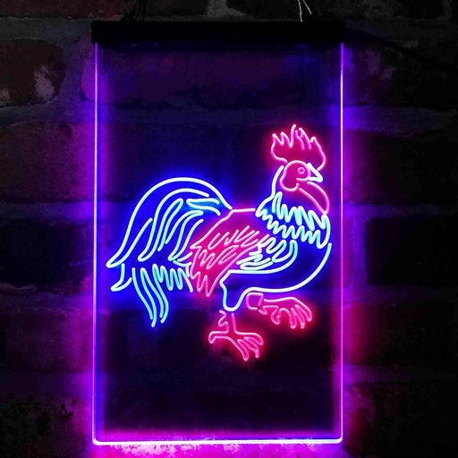 Rooster Chicken Lover Kid Room LED Light Sign - Way Up Gifts