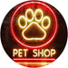 Paw Print Pet Shop LED Light Sign - Way Up Gifts