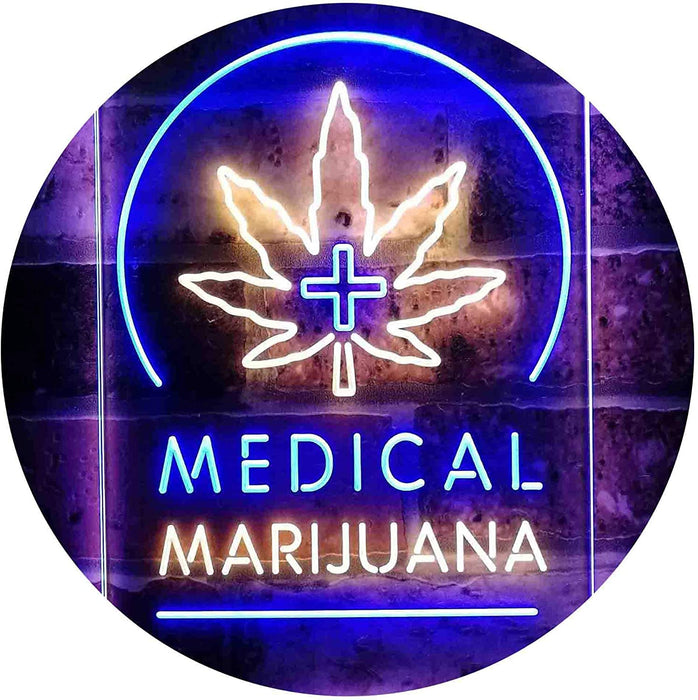 Medical Marijuana LED Light Sign - Way Up Gifts