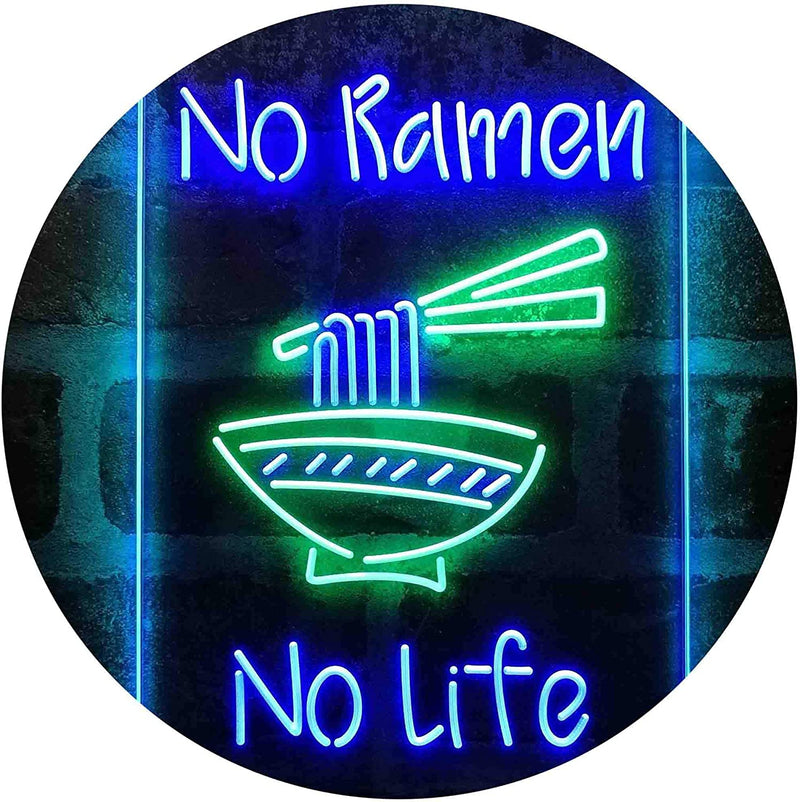 No Ramen No Life Shop LED Light Sign - LED Gift Works