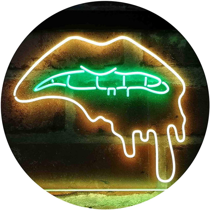 Biting Lip Bite Bleeding Art LED Light Sign - Way Up Gifts