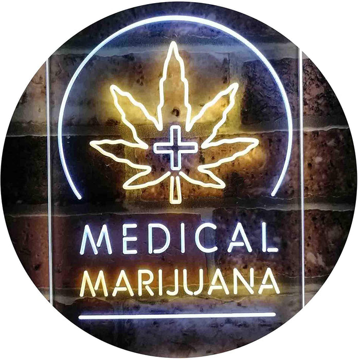 Medical Marijuana LED Light Sign - Way Up Gifts
