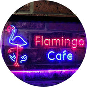 Flamingo Cafe LED Light Sign - LED Gift Works