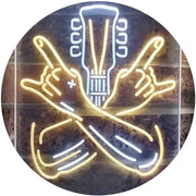Musician Rock Hands Guitarist Metal Hard Rock Music LED Light Sign - LED Gift Works