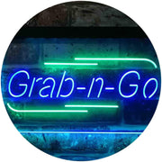 Grab n Go Food Take Away LED Light Sign - LED Gift Works